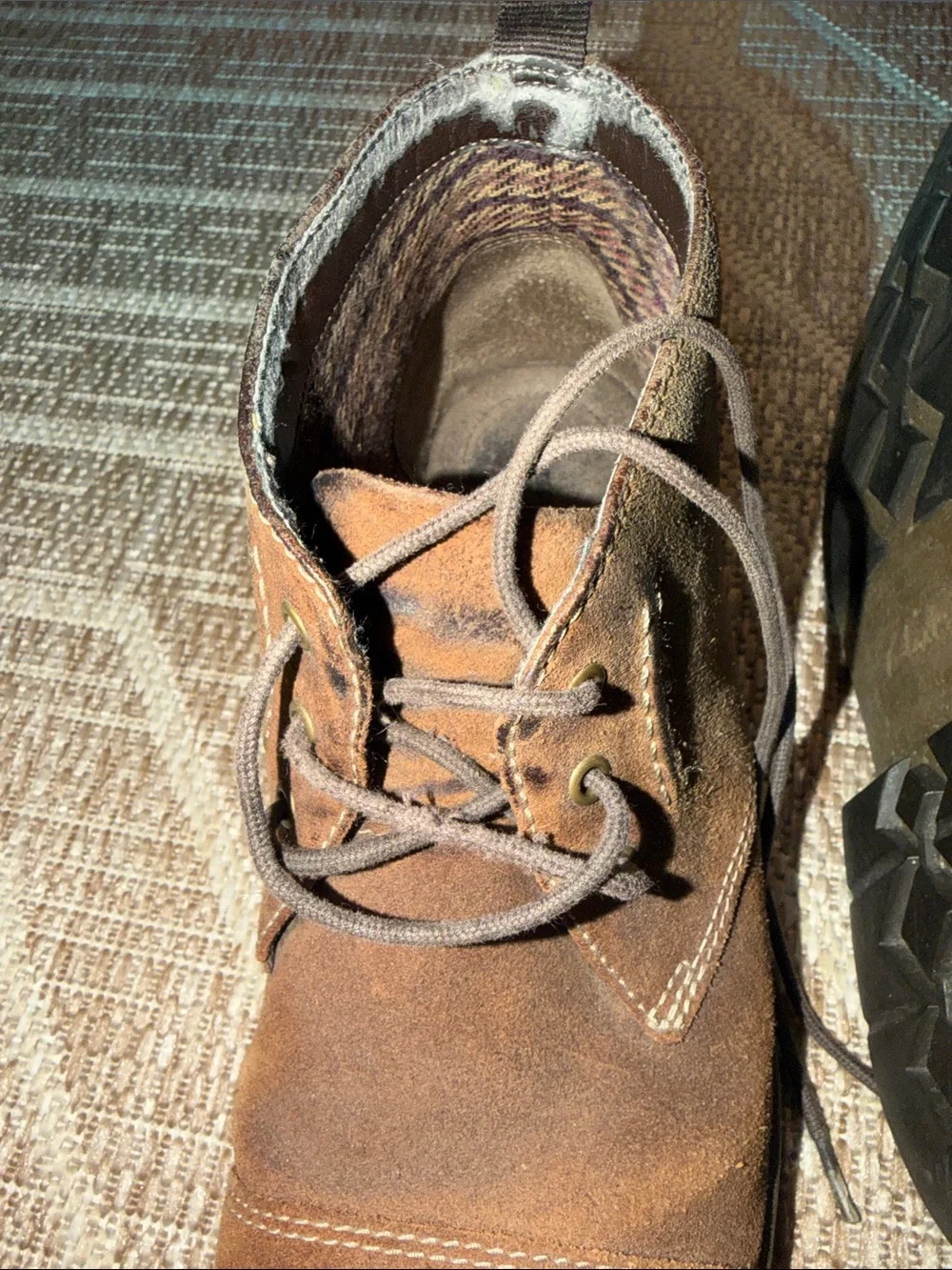Clarks Brown Suede Chukka Boots